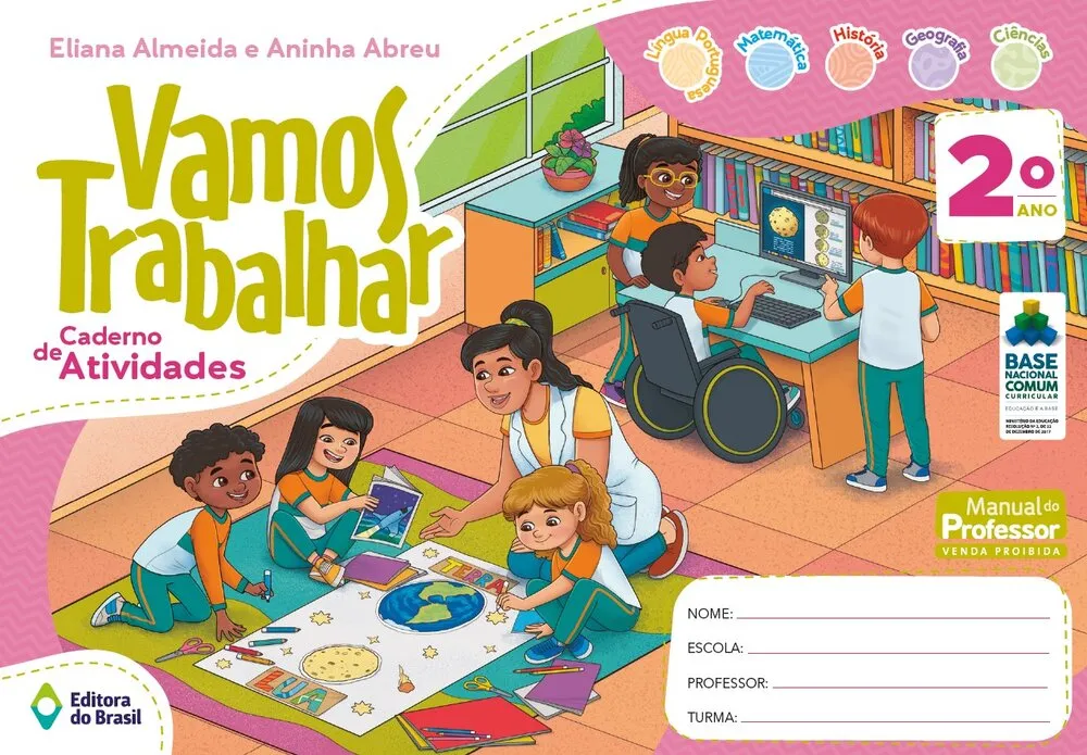 VAMOS TRABALHAR CADERNO DE ATIVIDADES - 2º ANO